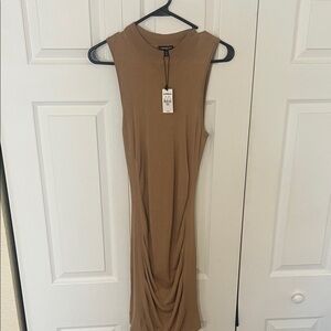 Express Tan Midi Dress